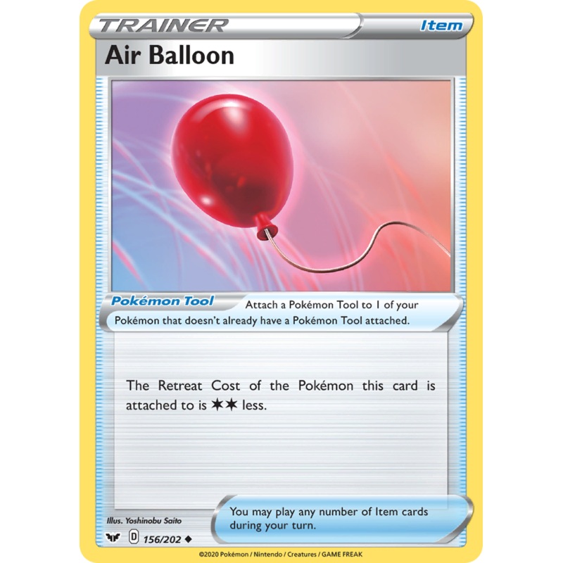 Air Balloon (156/202) [Sword & Shield: Base Set]