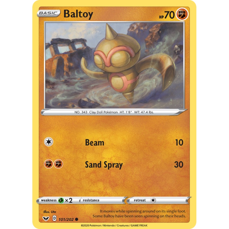 Baltoy (101/202) [Sword & Shield: Base Set]
