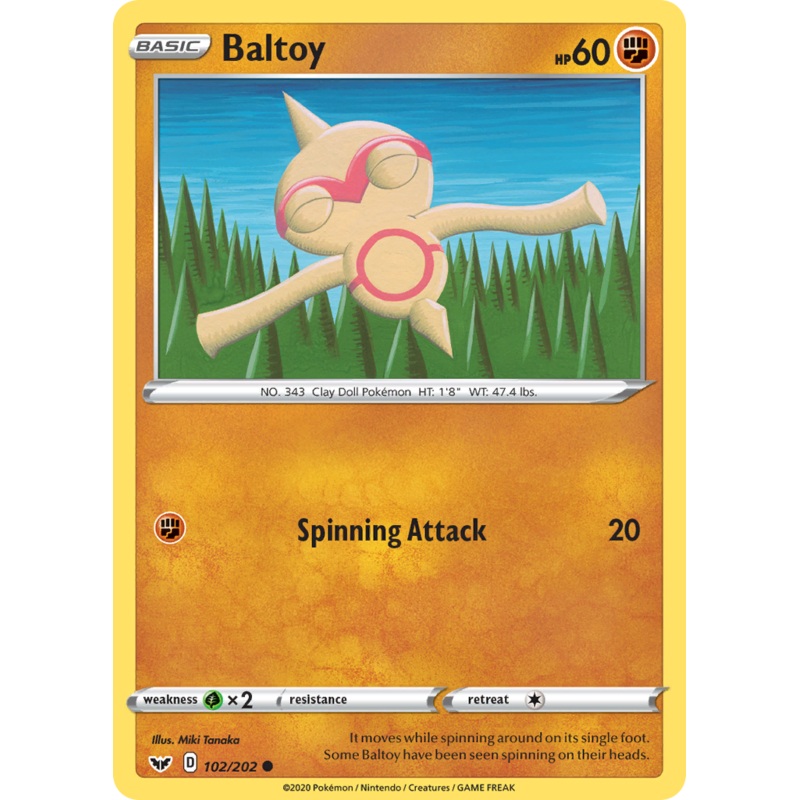 Baltoy (102/202) [Sword & Shield: Base Set]