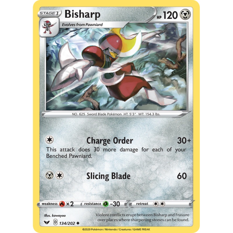 Bisharp (134/202) [Sword & Shield: Base Set]