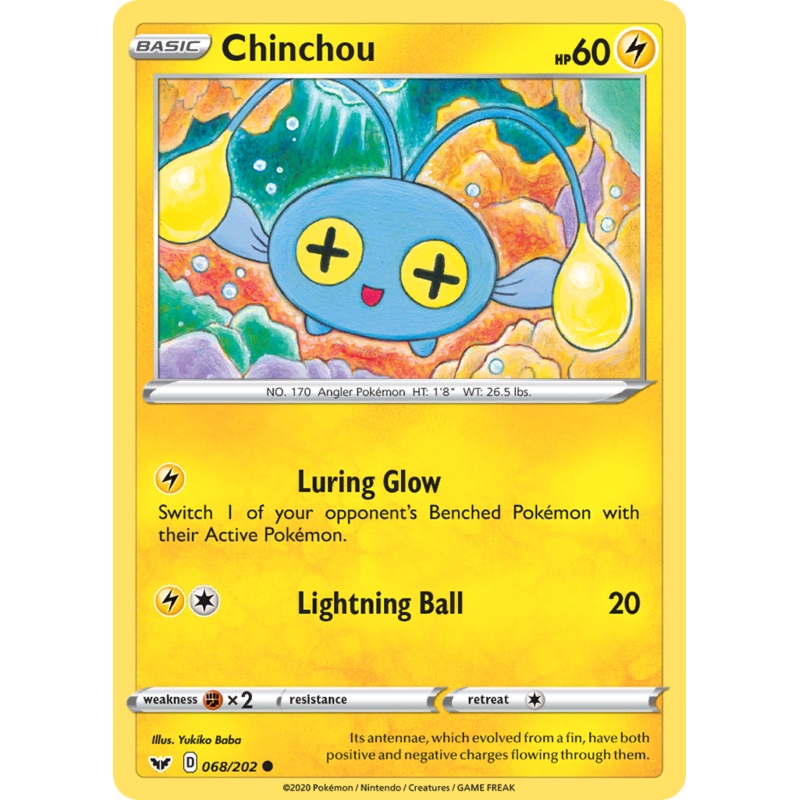 Chinchou (068/202) [Sword & Shield: Base Set]