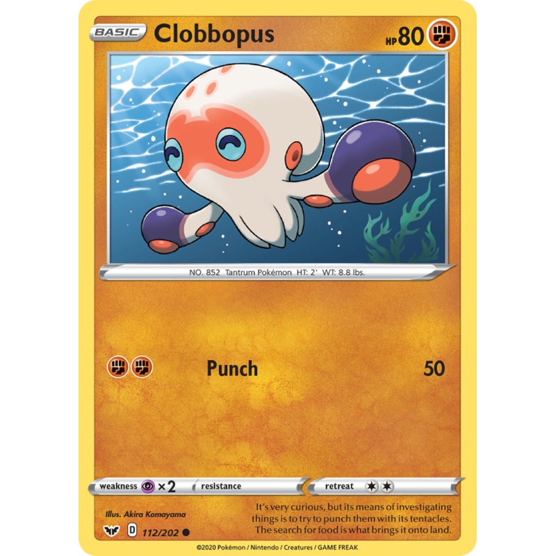 Clobbopus (112/202) [Sword & Shield: Base Set]