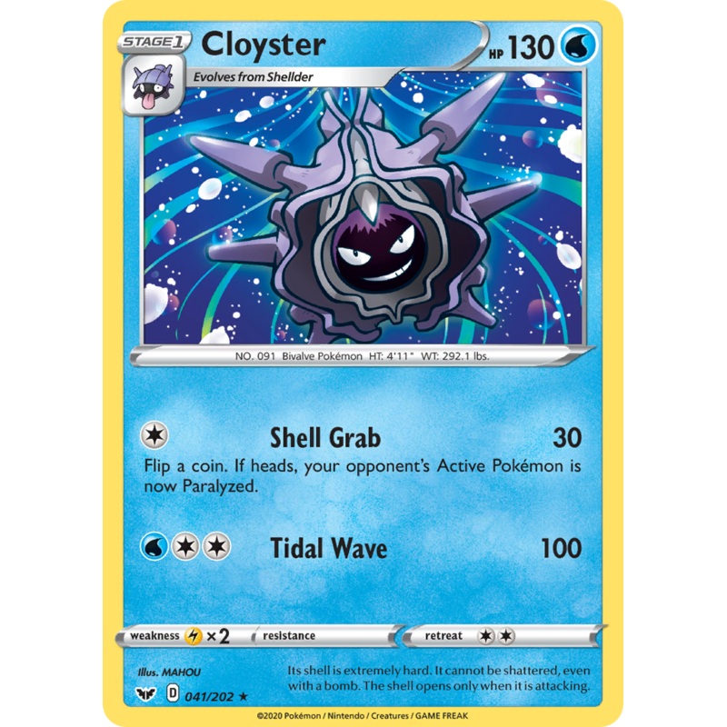 Cloyster (041/202) [Sword & Shield: Base Set]