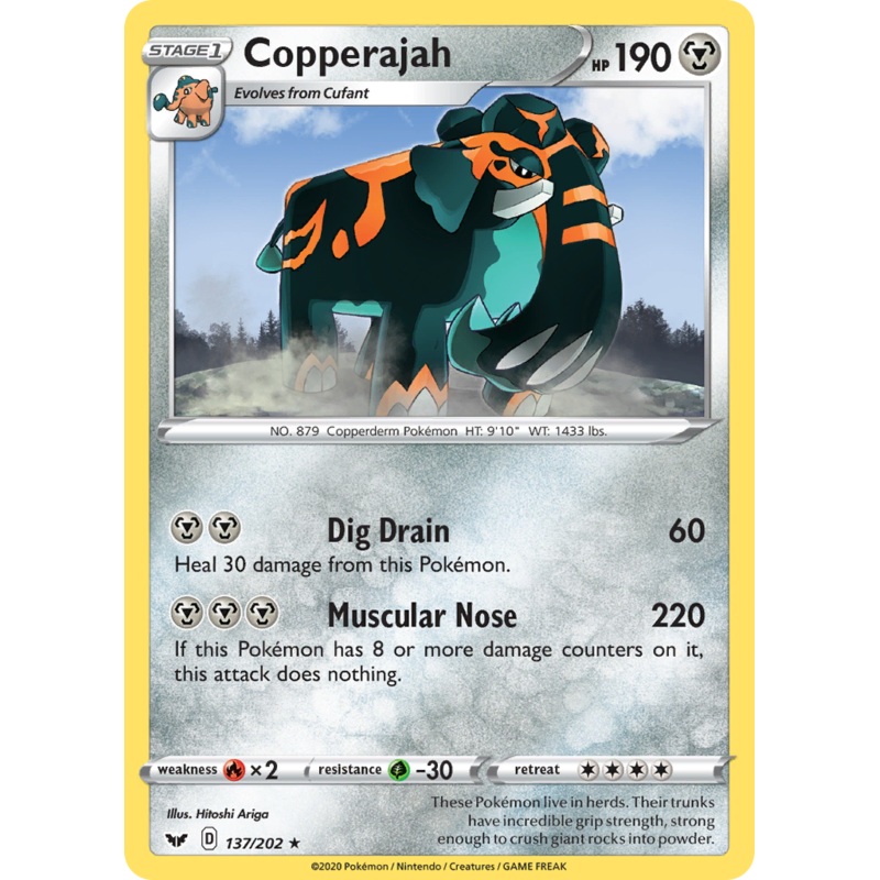 Copperajah (137/202) [Sword & Shield: Base Set]