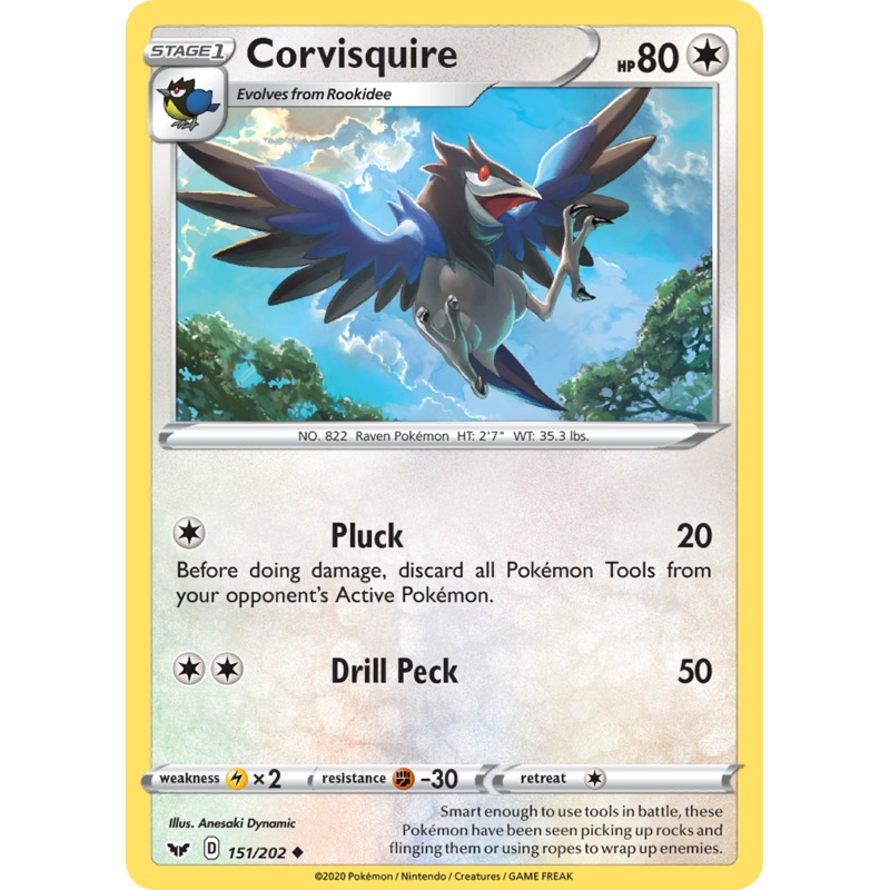 Corvisquire (151/202) [Sword & Shield: Base Set]