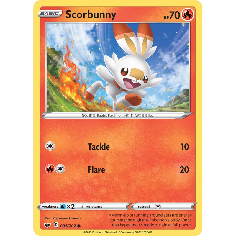 Scorbunny (031/202) [Sword & Shield: Base Set]
