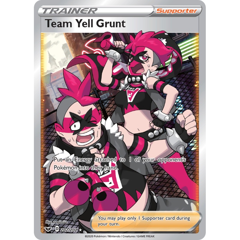 Team Yell Grunt (202/202) [Sword & Shield: Base Set]