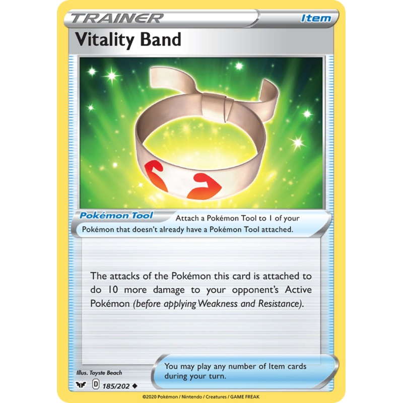 Vitality Band (185/202) [Sword & Shield: Base Set]