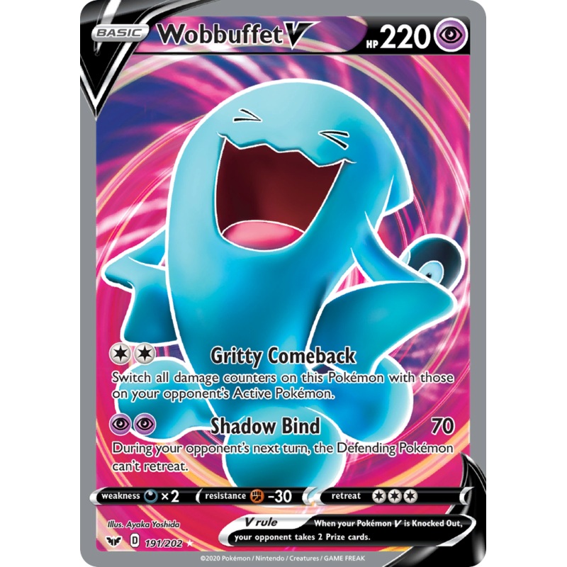 Wobbuffet V (191/202) [Sword & Shield: Base Set]