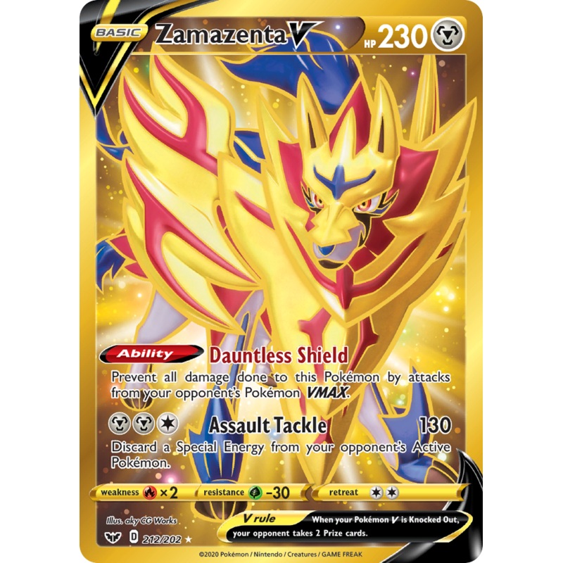 Zamazenta V (212/202) [Sword & Shield: Base Set]