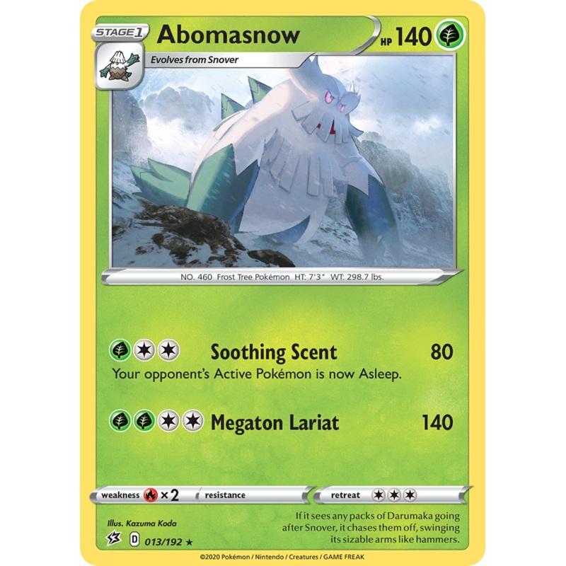 Abomasnow (013/192) [Sword & Shield: Rebel Clash]