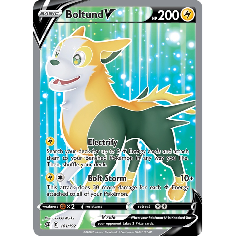 Boltund V (181/192) [Sword & Shield: Rebel Clash]