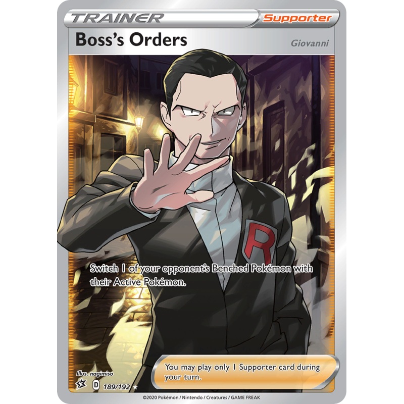 Boss's Orders (189/192) (Giovanni) [Sword & Shield: Rebel Clash]