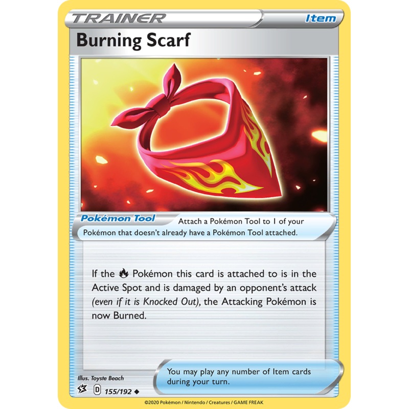 Burning Scarf (155/192) [Sword & Shield: Rebel Clash]