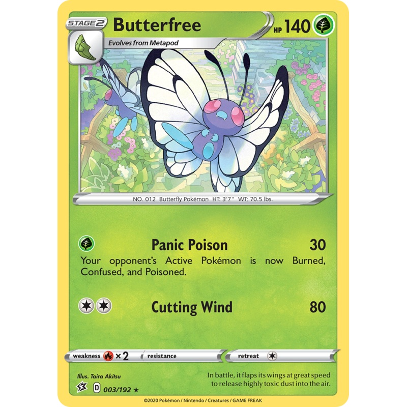 Butterfree (003/192) [Sword & Shield: Rebel Clash]