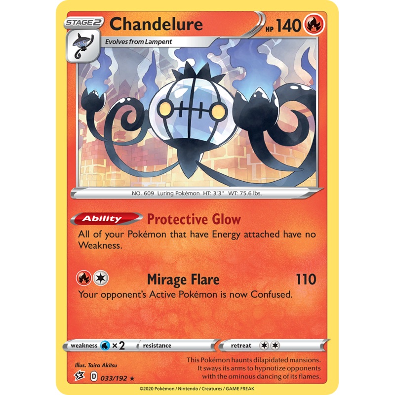 Chandelure (033/192) [Sword & Shield: Rebel Clash]