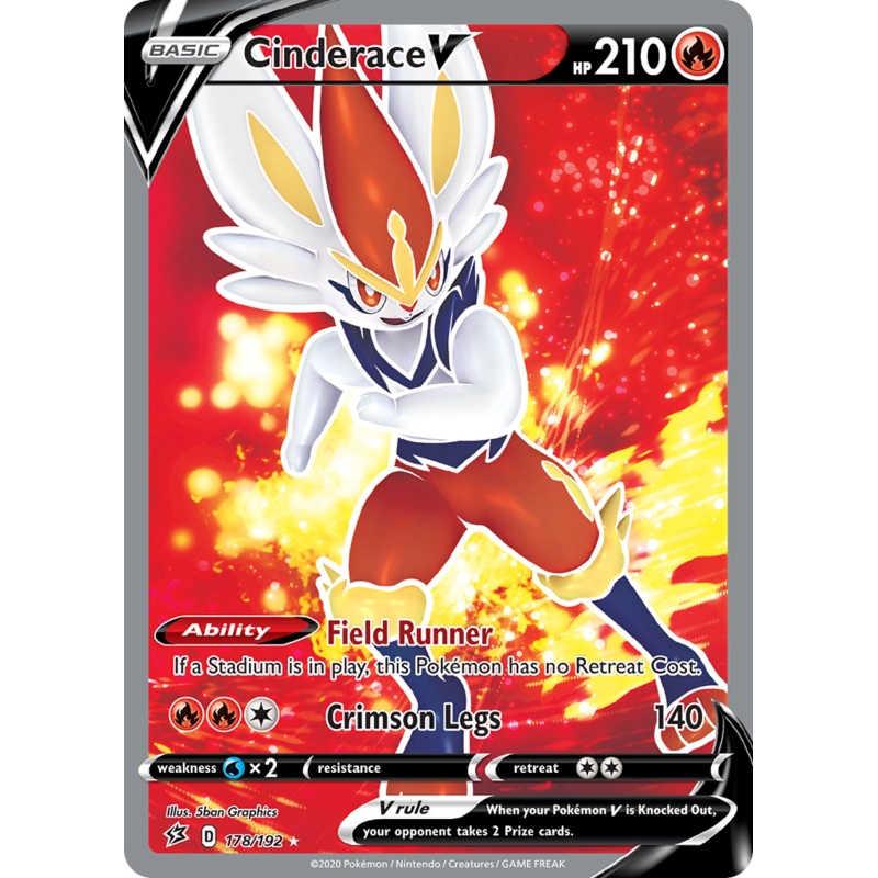 Cinderace V (178/192) [Sword & Shield: Rebel Clash]