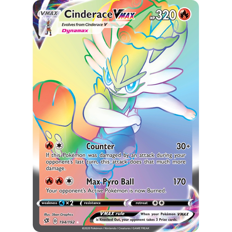 Cinderace VMAX (194/192) [Sword & Shield: Rebel Clash]