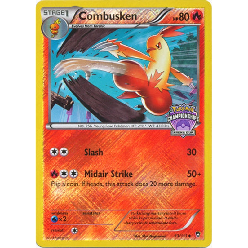 Combusken (13/111) (States Championship Promo) [XY: Furious Fists]