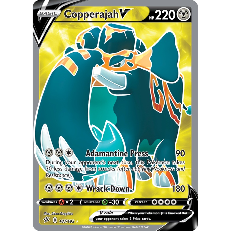 Copperajah V (187/192) [Sword & Shield: Rebel Clash]