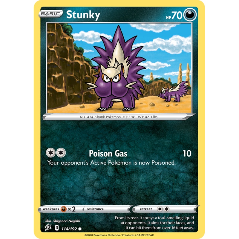 Stunky (114/192) [Sword & Shield: Rebel Clash]