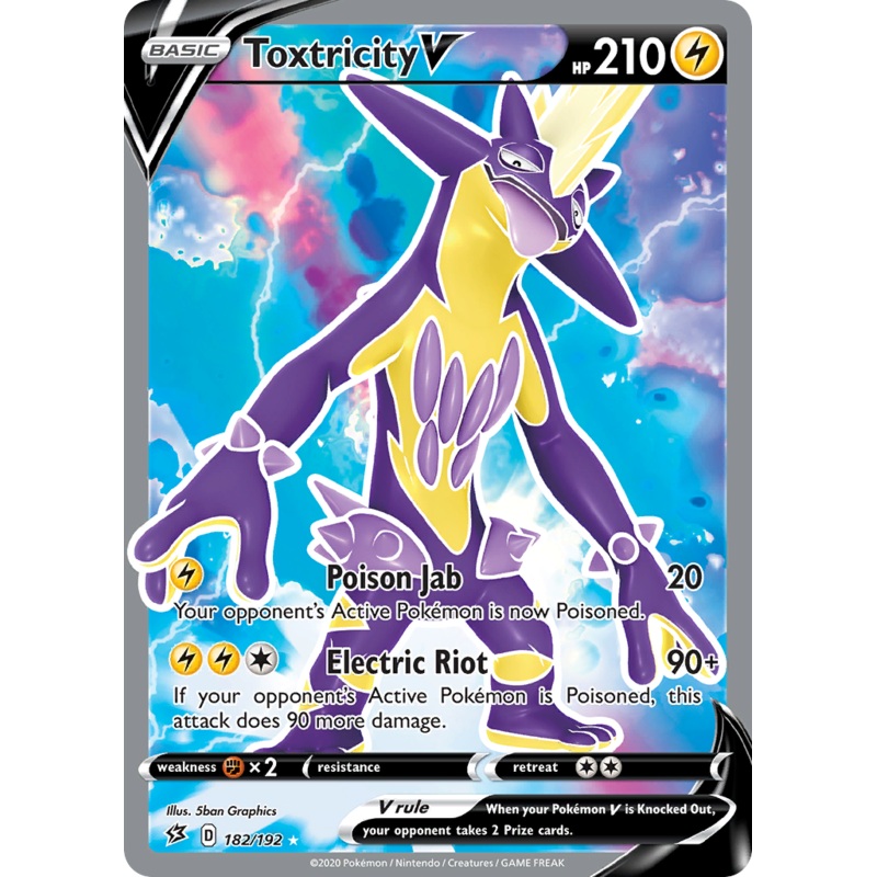 Toxtricity V (182/192) [Sword & Shield: Rebel Clash]