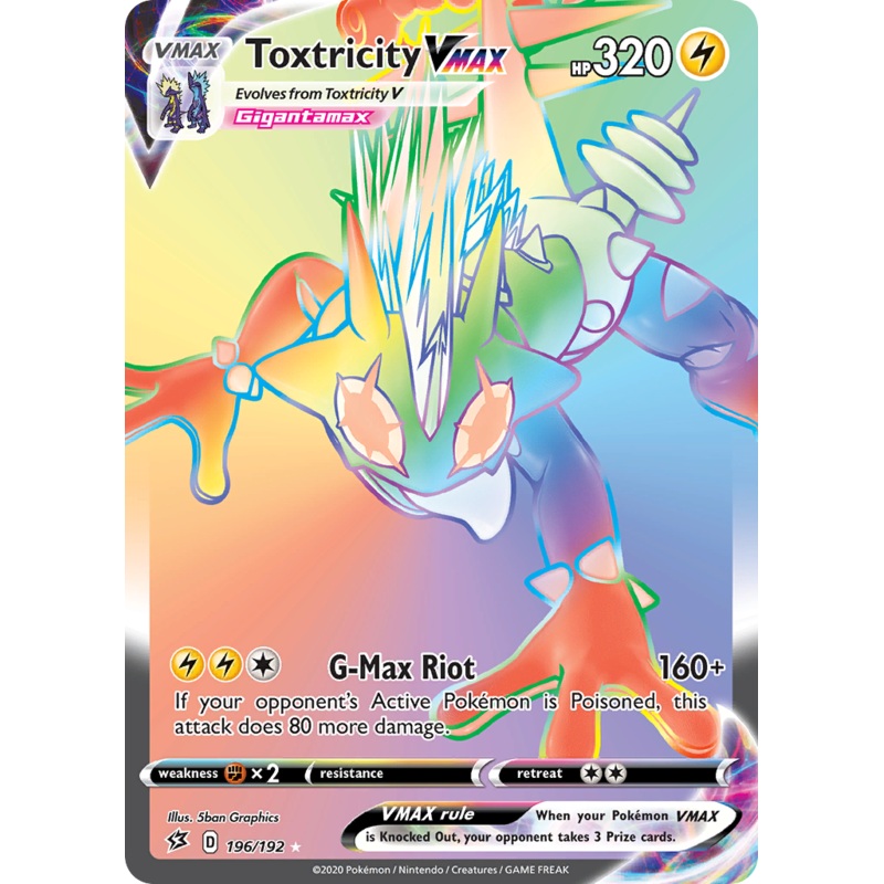 Toxtricity VMAX (196/192) [Sword & Shield: Rebel Clash]