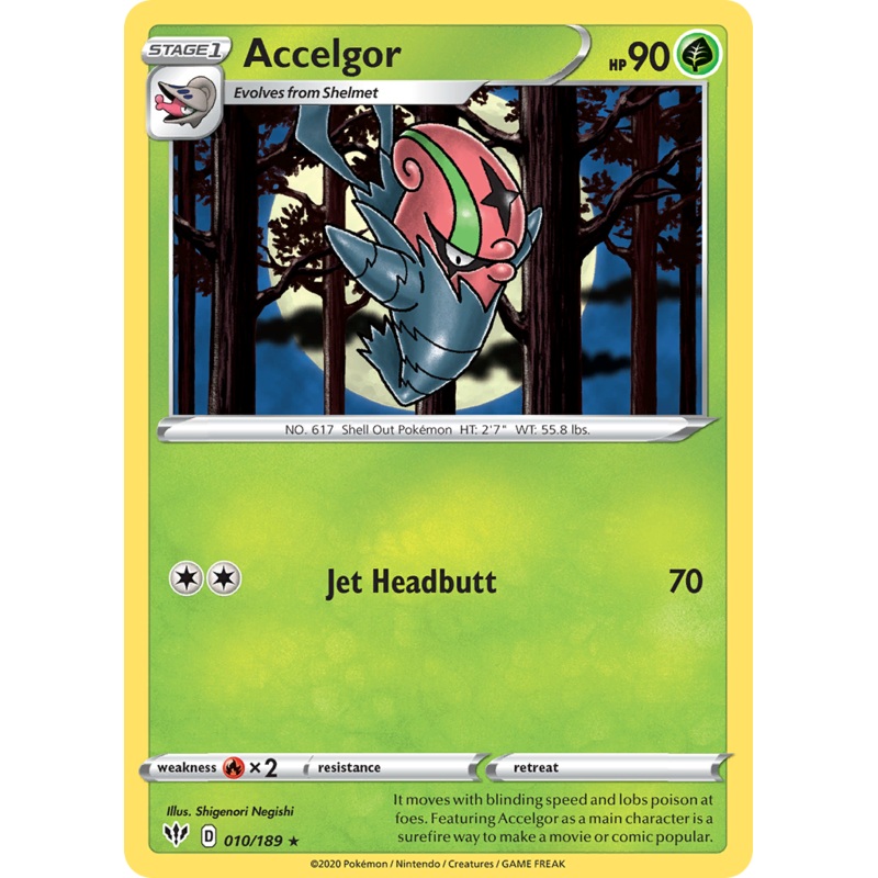 Accelgor (010/189) [Sword & Shield: Darkness Ablaze]