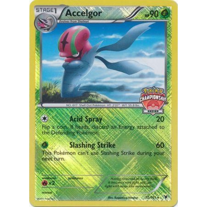 Accelgor (12/101) (Championship Promo) [Black & White: Noble Victories]