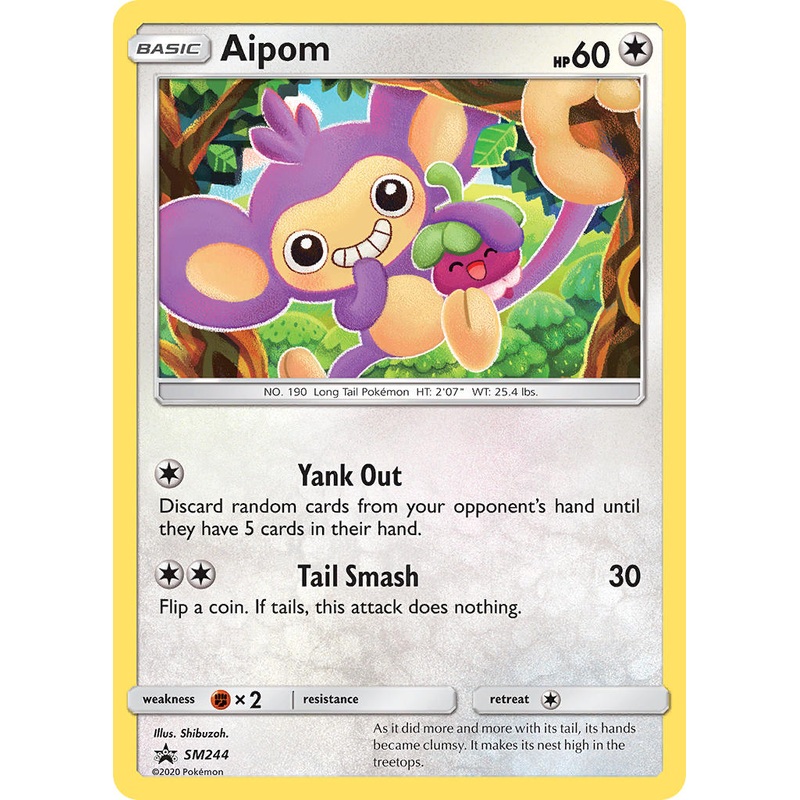 Aipom (SM244) [Sun & Moon: Black Star Promos]