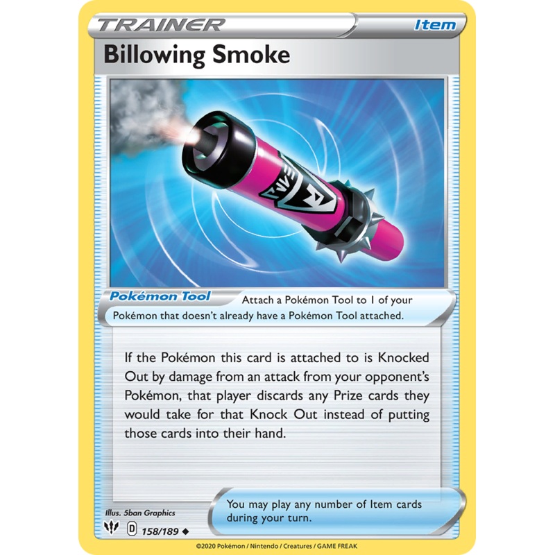 Billowing Smoke (158/189) [Sword & Shield: Darkness Ablaze]
