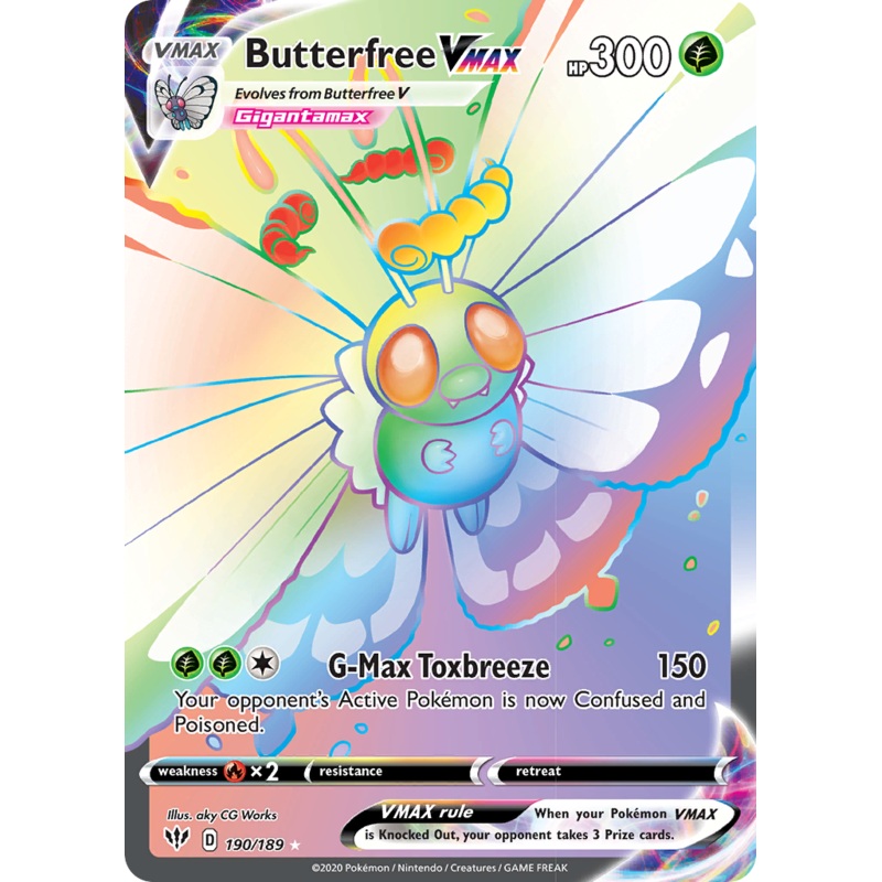 Butterfree VMAX (190/189) [Sword & Shield: Darkness Ablaze]