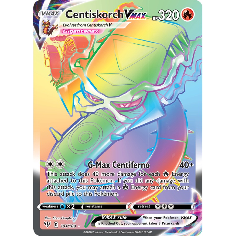 Centiskorch VMAX (191/189) [Sword & Shield: Darkness Ablaze]