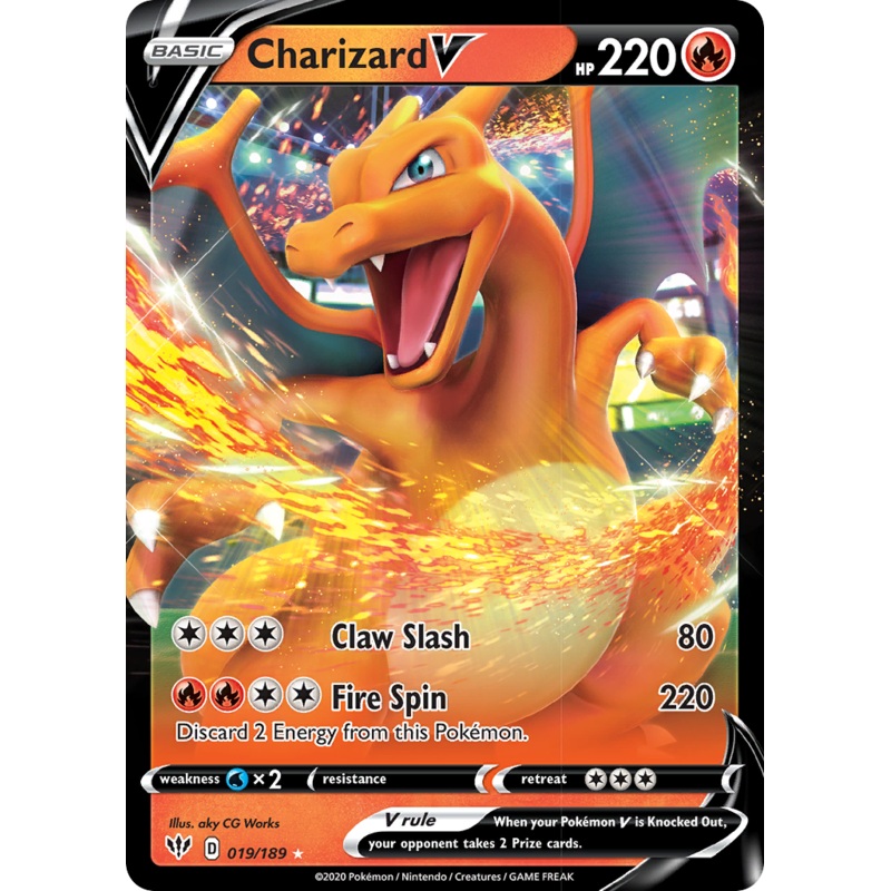 Charizard V (019/189) [Sword & Shield: Darkness Ablaze]