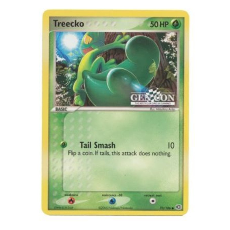 Treecko (70/106) (Gen Con The Best Four Days in Gaming Promo) [EX: Emerald]