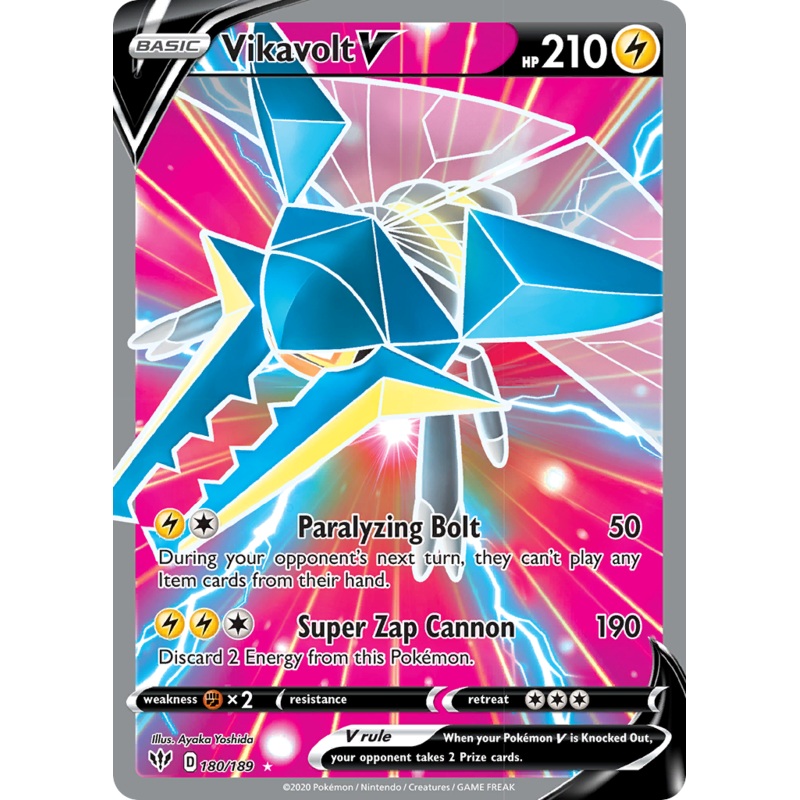 Vikavolt V (180/189) [Sword & Shield: Darkness Ablaze]