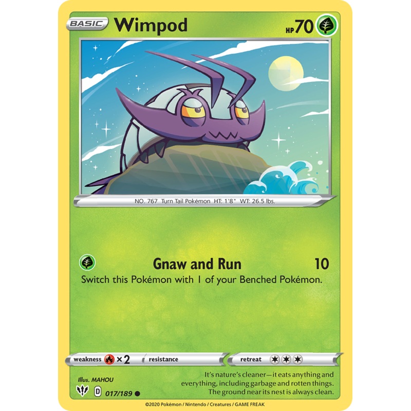 Wimpod (017/189) [Sword & Shield: Darkness Ablaze]