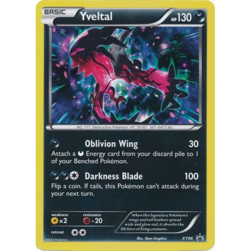 Yveltal (XY06) (Jumbo Card) [XY: Black Star Promos]