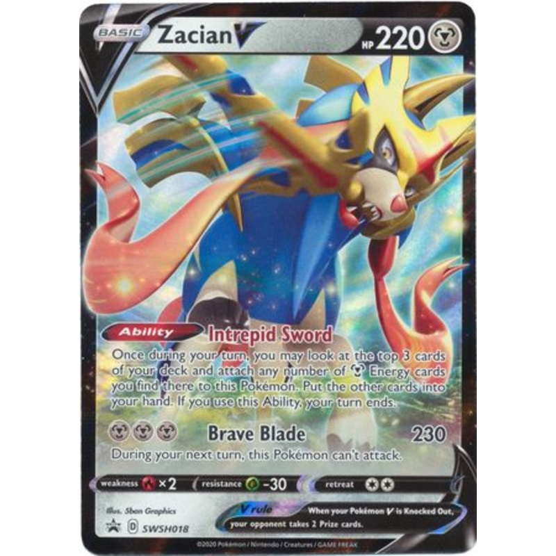 Zacian V (SWSH018) [Sword & Shield: Black Star Promos]
