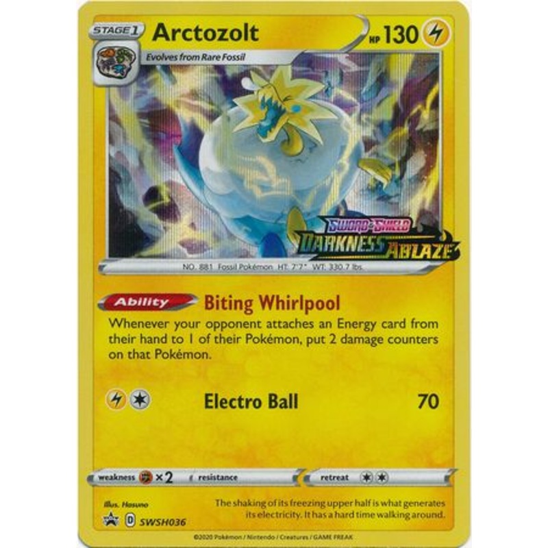 Arctozolt (SWSH036) (Prerelease Promo) [Sword & Shield: Black Star Promos]
