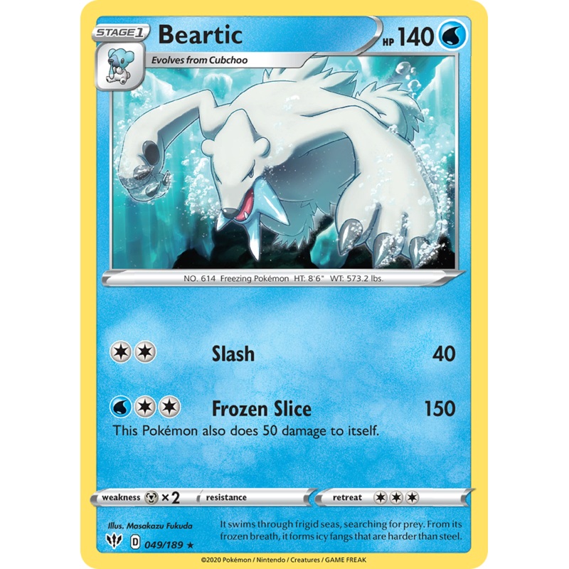 Beartic (049/189) [Sword & Shield: Darkness Ablaze]