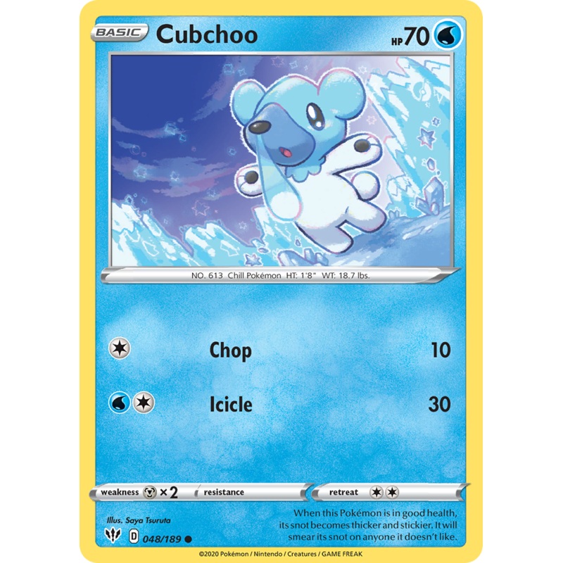 Cubchoo (048/189) [Sword & Shield: Darkness Ablaze]