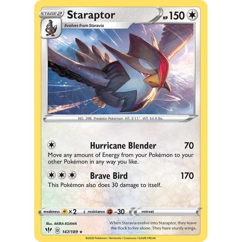 Staraptor (147/189) [Sword & Shield: Darkness Ablaze]