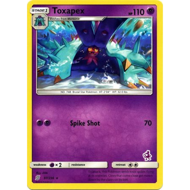 Toxapex (97/236) (Mewtwo Deck) [Battle Academy 2020]