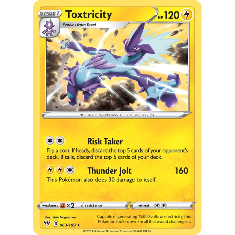 Toxtricity (063/189) [Sword & Shield: Darkness Ablaze]