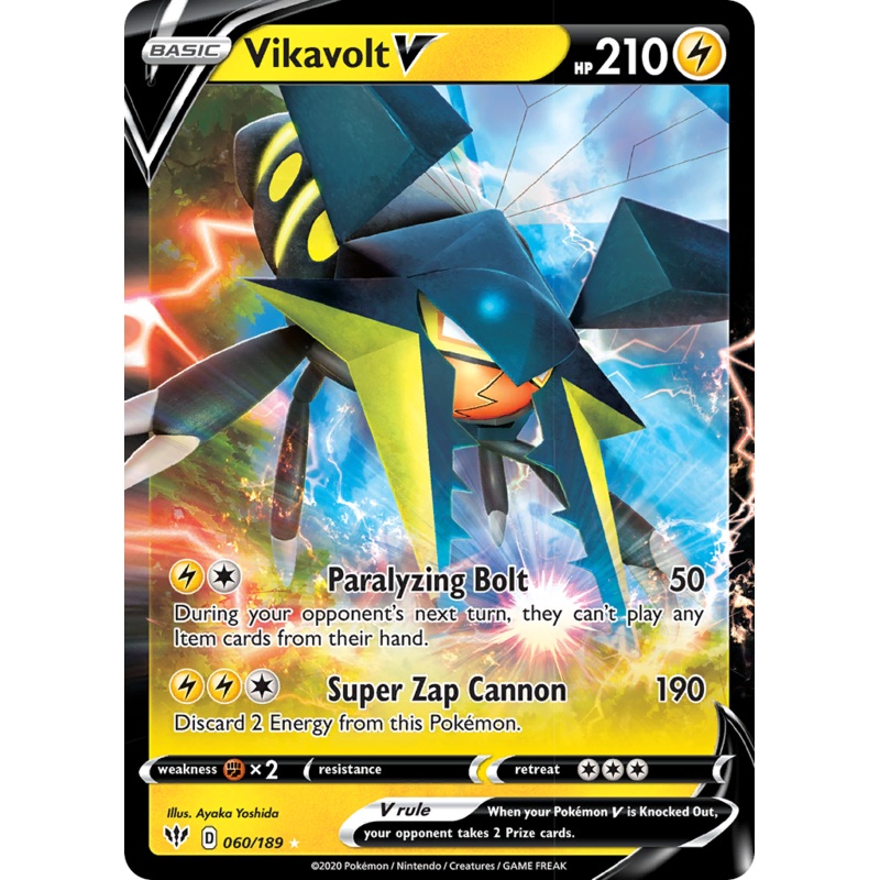 Vikavolt V (060/189) [Sword & Shield: Darkness Ablaze]