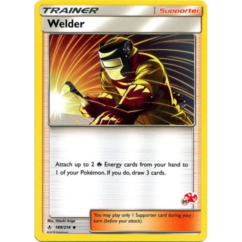 Welder (189/214) (Charizard Stamp #25) [Battle Academy 2020]