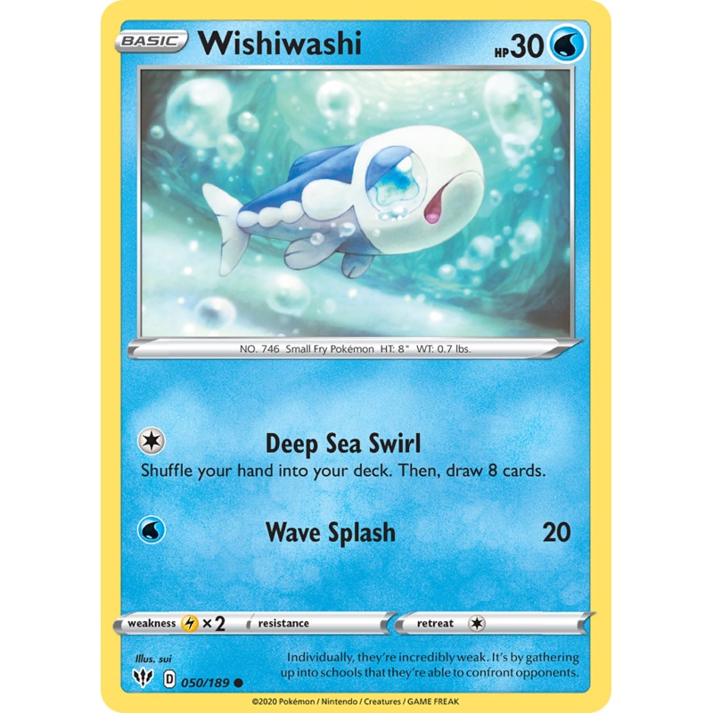 Wishiwashi (050/189) [Sword & Shield: Darkness Ablaze]