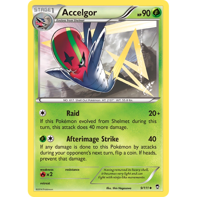 Accelgor (9/111) [XY: Furious Fists]