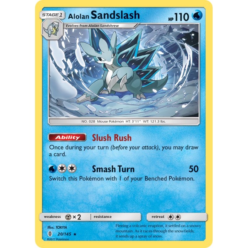 Alolan Sandslash (20/145) [Sun & Moon: Guardians Rising]